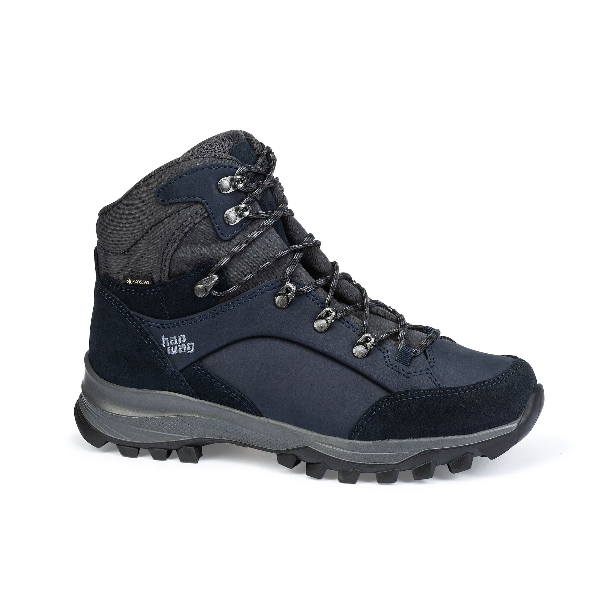 Hanwag Women's Banks GTX Hiking Boots Navy/Deep Grey UIBSQ2643